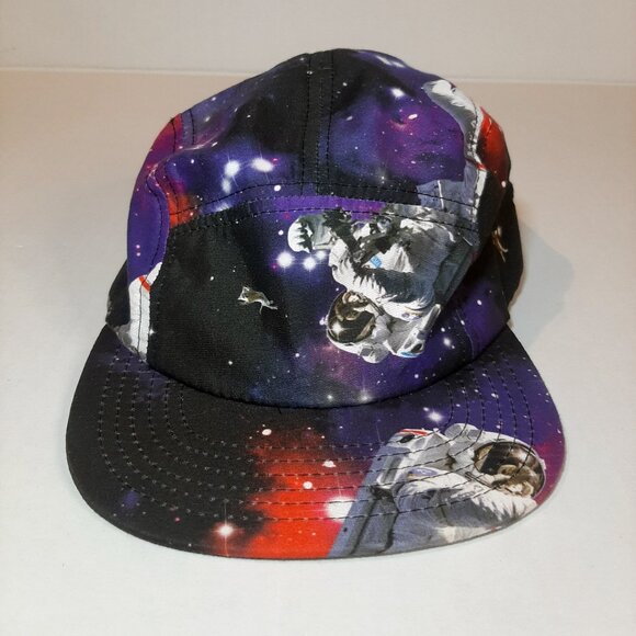 NEFF astronauts in space hat all over print soft material adjustable strap OSFM - Picture 4 of 7